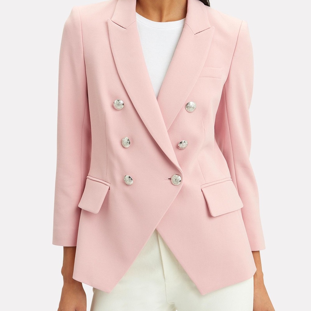 Veronica Beard Pink Empire Blazer sz 6